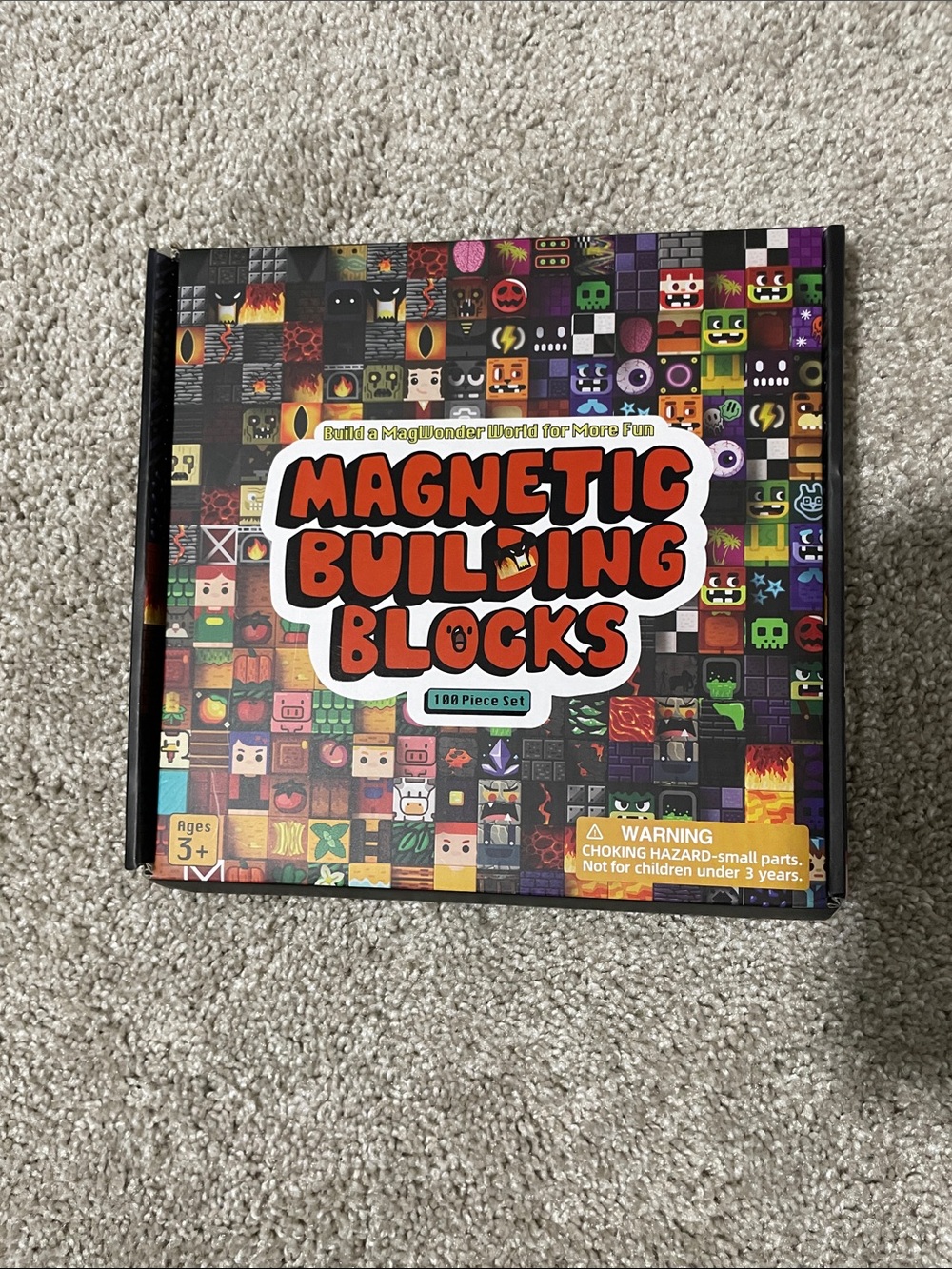 100 Magnetic Building Blocks